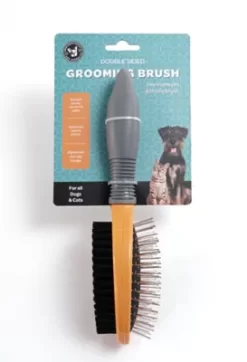 New! Precious Tails Double Sided Brush, Orange -Pet Supply Store 2295852 A2
