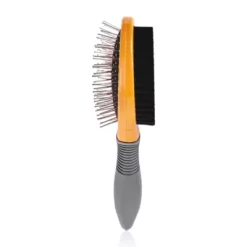 New! Precious Tails Double Sided Brush, Orange -Pet Supply Store 2295852 A9