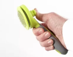 New! Precious Tails Retractable Slicker Brush, Lime -Pet Supply Store 2295853 A3