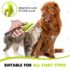New! Precious Tails Retractable Slicker Brush, White -Pet Supply Store 2295854 A8