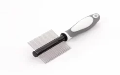 New! Precious Tails Double Sided Pin Comb, White