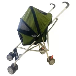 New! AmorosO Green Pet Umbrella Stroller , 6157