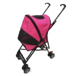 New! AmorosO Pink Small Pet Stroller Carrier, 6132