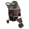 New! AmorosO Coffee Single Jogger Pet Carrier, 6548A