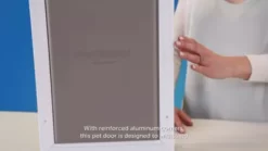 PetSafe Freedom Aluminum Pet Door, 220 Lb. Capacity -Pet Supply Store 2428589 VIDEO 1 480x270 1200k