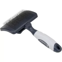 Evolution Self-Cleaning Pet Slicker Brush, Medium, (4.25 In. X 4.0625 In.), W417